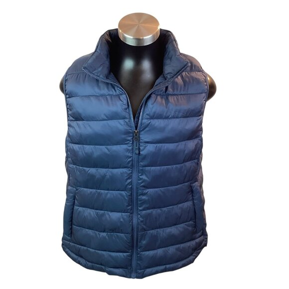 32 Degrees Puffer Vest Mens XL Nylon & Polyester Blue - Picture 5 of 9